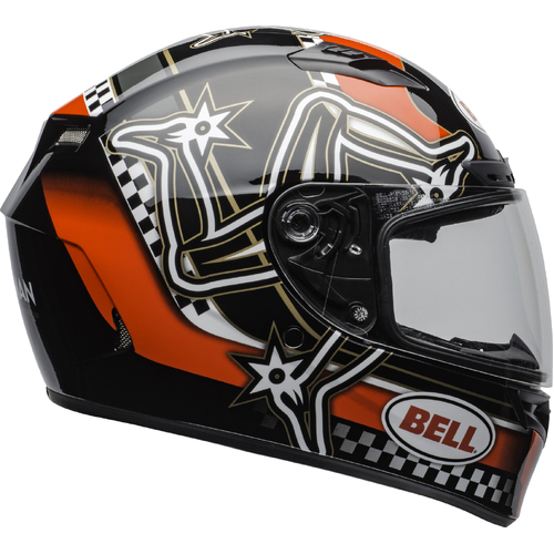 Bell Qualifier DLX MIPS Isle Of Man Helmet - Red/Black/White - S - SKU:BE7109544