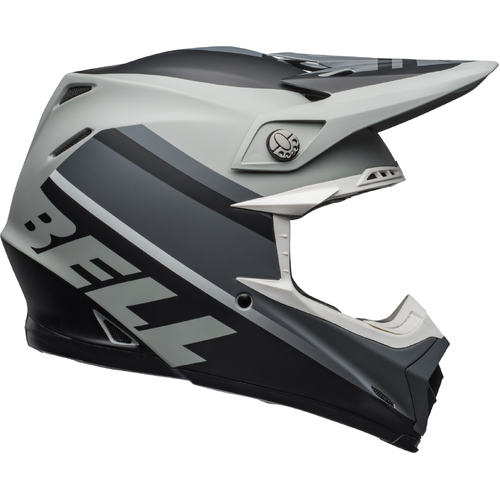 Bell Moto-9 MIPS Prophecy Helmet - Matte Grey/Black/White - XS - SKU:BE7109831