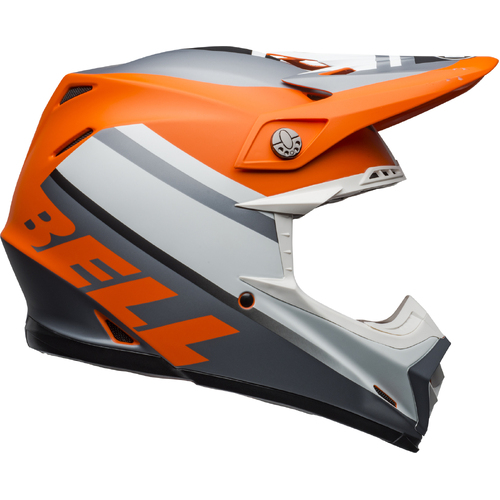 Bell Moto-9 MIPS Prophecy Helmet - Matte Orange/Black/Grey - L - SKU:BE7109858