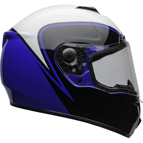 Bell SRT Assasin White Blue and Black Helmet - SKU:BE7110043