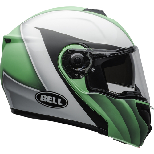Bell SRT Modular Presence Helmet - Green/White/Black - S - SKU:BE7110098