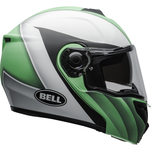 Bell SRT Modular Presence Helmet - Green/White/Black - L - SKU:BE7110100