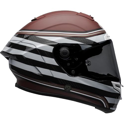 Bell Race Star DLX RSD The Zone Helmet - White/Candy Red