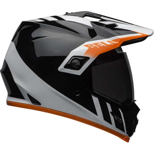 Bell MX-9 Adventure MIPS Dash Helmet - Black/White/Orange - XS - SKU:BE7110296