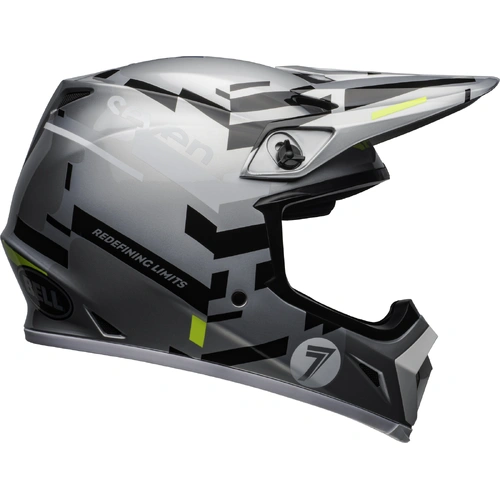 Bell MX-9 MIPS 7 Equalizer Helmet - Grey/Black/Yellow