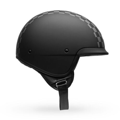 Bell Scout Air Check Helmet - Matte Black/White - L - SKU:BE7112017