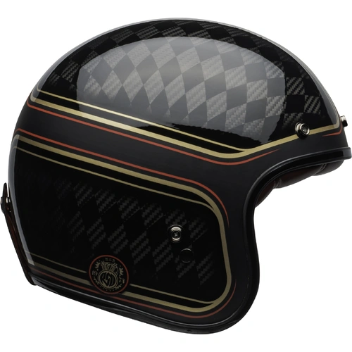 Bell Custom 500 Carbon RSD Checkmate Helmet - S - SKU:BE7112164