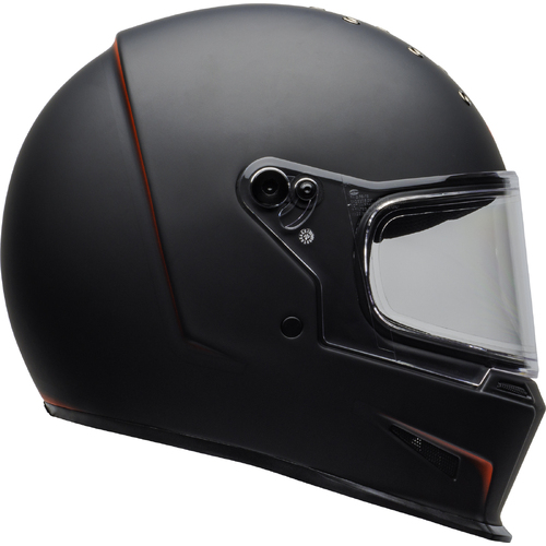 Bell Eliminator Vanish Matte Black and Red Helmet - SKU:BE7112235