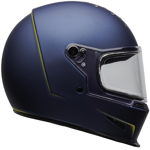 Bell Eliminator Vanish Matte Blue and Yellow Helmet - SKU:BE7112251
