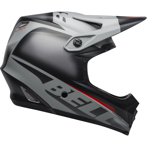 Bell Youth Moto-9 Mips Glory Helmet - Matte Black/Crimson