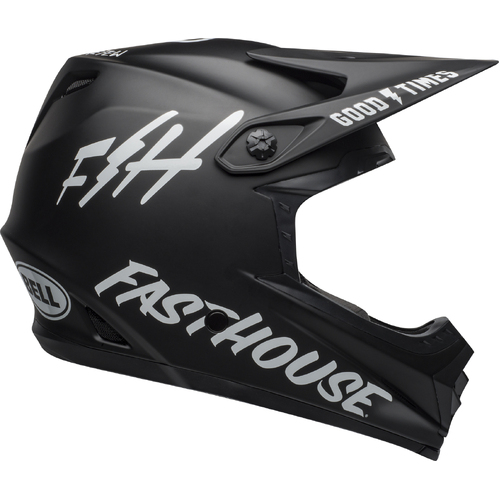 Bell Youth Moto-9 Mips Fasthouse Helmet - Black/White - S/M - SKU:BE7116181