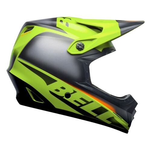 Bell Moto-9 MIPS Youth Glory Helmet - Matte Green/Black/Orange - S/M - SKU:BE7116185