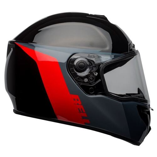 Bell SRT Razor Helmet - Black/Red/Grey - S - SKU:BE7123681