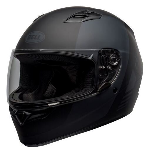 Bell Qualifier Turnpike Matte Black Grey Helmet - Unisex - Small - Adult - Black/Grey - SKU:BE7123741