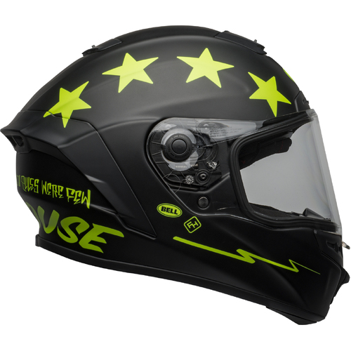 Bell Star DLX MIPS Fasthouse Victory Matte Black Yellow Helmet - Unisex - Small - Adult - Black/Yellow - SKU:BE7123798