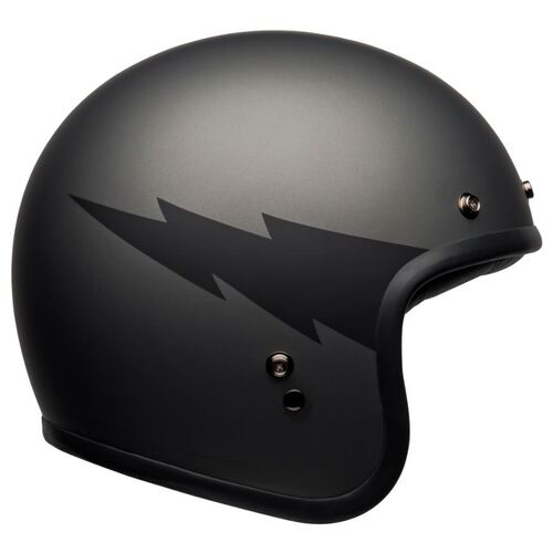 Bell Custom 500 Thunderclap Grey Black Helmet - Black - Small - Adult  - SKU:BE7123822