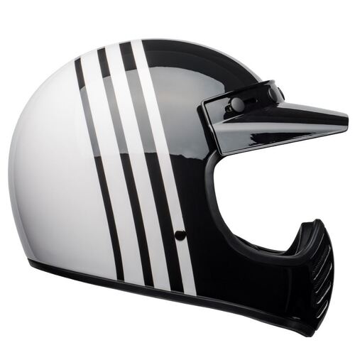 Bell Moto-3 Reverb Helmet - White/Black - XL - SKU:BE7123861