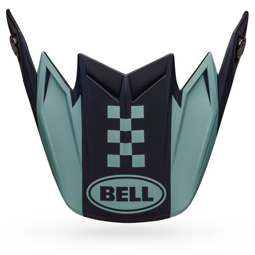 Bell Moto-9 Flex Breakaway Peak - Matte Navy/Light Blue - SKU:BE7124988