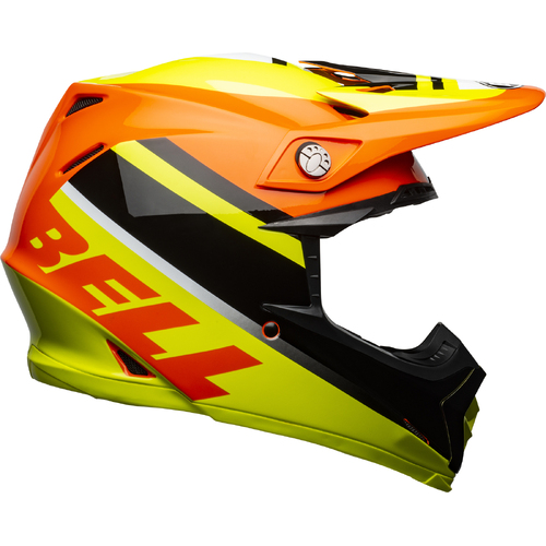 Bell Moto-9 MIPS Prophecy Helmet - Yellow/Orange/Black - L - SKU:BE7125871
