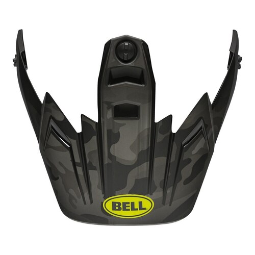 Bell MX-9 MIPS Adventure Peak - Camo Black/Yellow - SKU:BE7125876