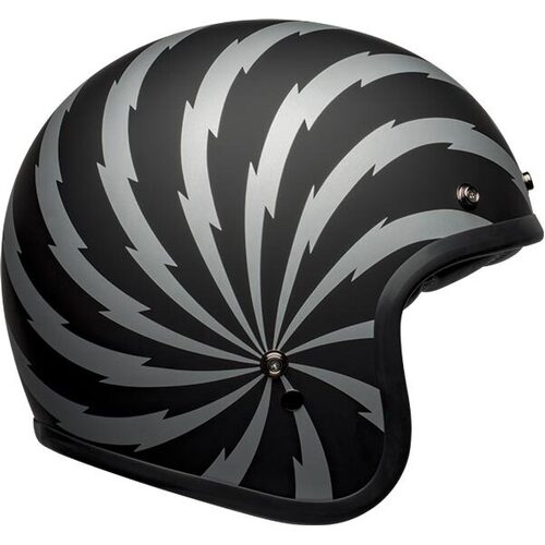 Bell Custom 500 Special Edition Vertigo Helmet - Black/Silver - S - SKU:BE7131679