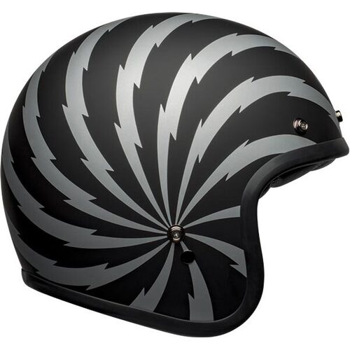 Bell Custom 500 Special Edition Vertigo Helmet - Black/Silver - M - SKU:BE7131680