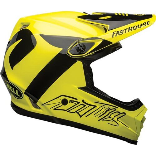 Bell Moto-9 MIPS Youth Special Edition Fasthouse Helmet - Yellow - S/M - SKU:BE7132932
