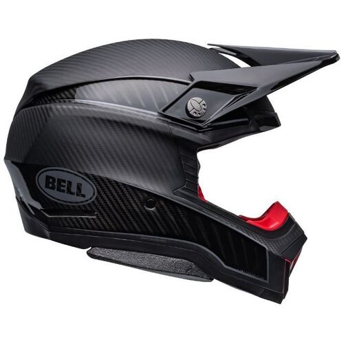 Bell 2022 Moto-10 Spherical LE Rhythm Helmet - Matte/Gloss - Black/Silver - S - SKU:BE7133911