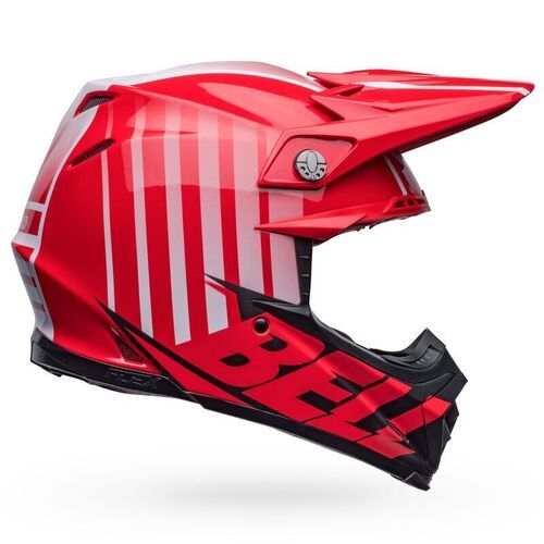 Bell Moto-9S Flex Sprint Helmet - Red/Black - S - SKU:BE7136154