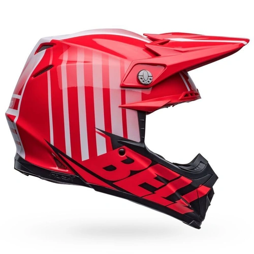 Bell Moto-9S Flex Sprint Helmet - Red/Black - M - SKU:BE7136155