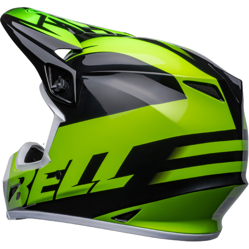 Bell MX-9 MIPS Disrupt Helmet - Black/Green - M - SKU:BE7136236