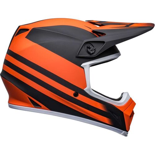 Bell 2023 MX-9 MIPS Disrupt Helmet - Matte Black/Orange - M - SKU:BE7136302