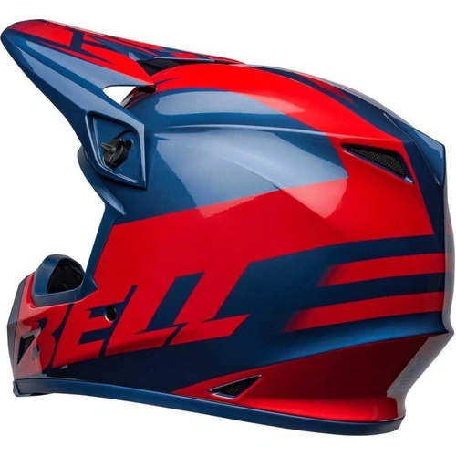 Bell MX-9 MIPS Disrupt Helmet - Blue/Red - L - SKU:BE7136353