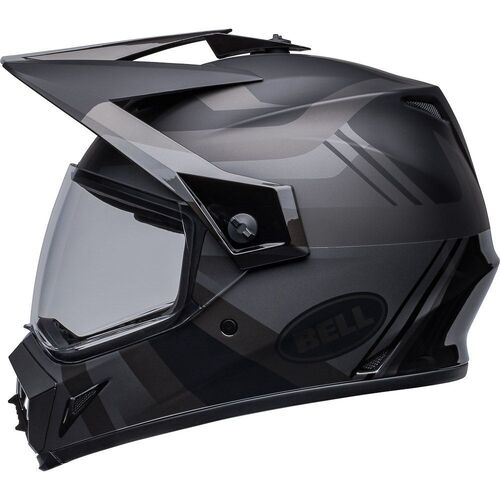 Bell MX-9 ADV MIPS Maurauder Blackout Helmet - Matte/Gloss Black - L - SKU:BE7136693
