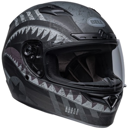 Bell Qualifier DLX MIPS Devil May Care Matte Black Drey Helmet - Unisex - Small - Adult - Black/Grey - SKU:BE7137117