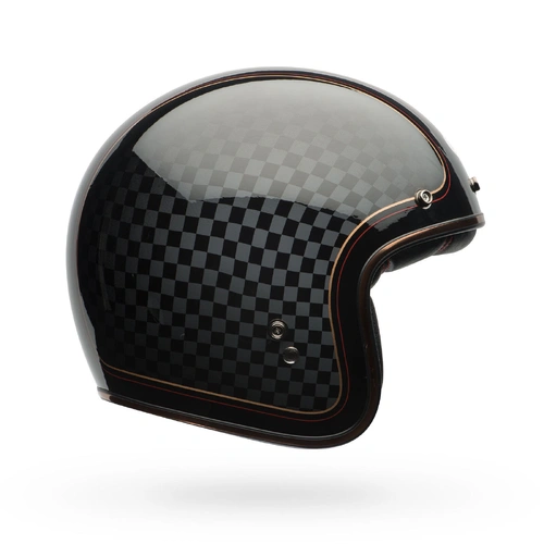 Bell Custom 500 RSD Check It Helmet - Black/Gold - S - SKU:BE7143928