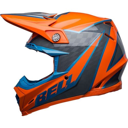 Bell Moto-9S Flex Sprite Helmet - Orange/Grey - L - SKU:BE7148448