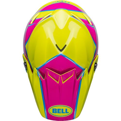 Bell Moto-9S Flex Sprite Helmet - Yellow/Pink - S - SKU:BE7148470