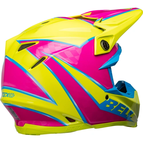 Bell Moto-9S Flex Sprite Helmet - Yellow/Pink - M - SKU:BE7148471