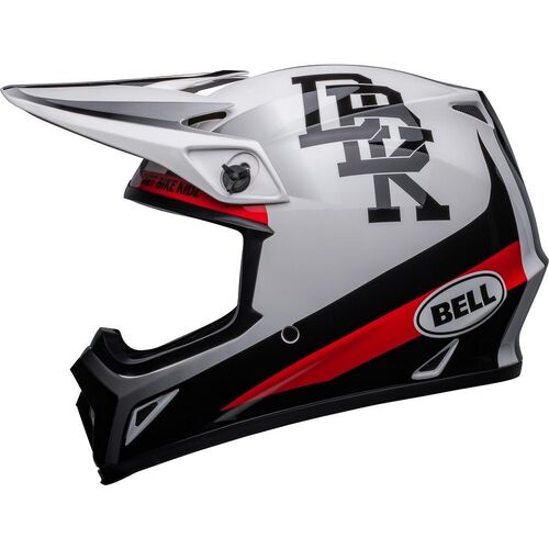 Bell MX-9 MIPS Twitch DBK Helmet - White/Black - M - SKU:BE7148519