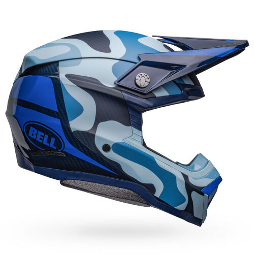 Bell Moto-10 Spherical Ferrandis Mechant Helmet - Matte/Gloss Dark Blue/Light Blue - M - SKU:BE7150240