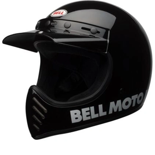 Bell Moto-3 Classic Helmet - Gloss Black - L - SKU:BE7152035