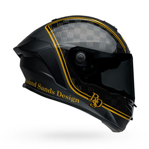 Bell Race Star DLX Flex RSD Player Helmet - Matte/Gloss Black/Gold - M - SKU:BE7156899