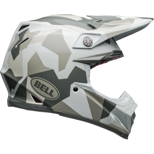 Bell Moto-9S Flex Rover Camo Helmet - White