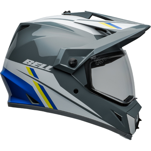 Bell MX-9 Adventure MIPS Alpine Helmet - Grey/Blue - S - SKU:BE7157287