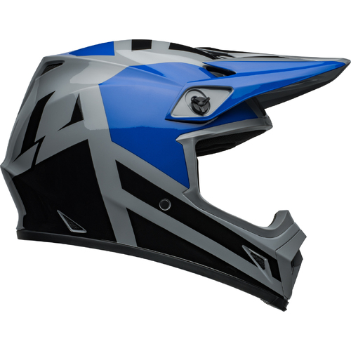 Bell MX-9 MIPS Alter Ego Helmet - Blue/Grey/Black - L - SKU:BE7157374