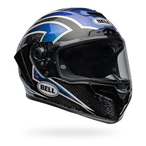 Bell Racestar Deluxe Xenon Helmet - Blue/Black - M - SKU:BE7159982