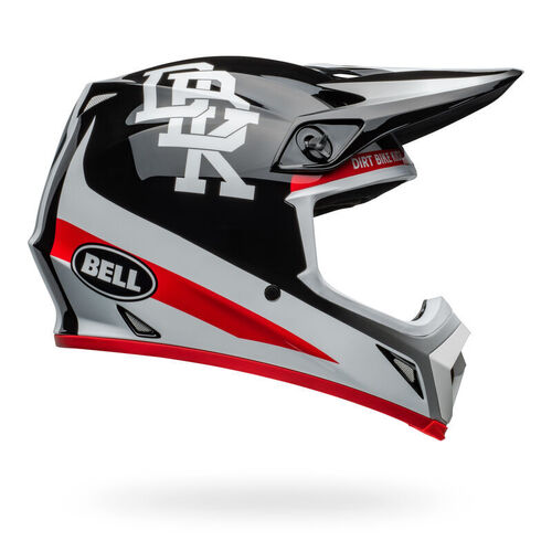 Bell 2024 MX-9 MIPS Twitch DBK Helmet - Black/White - S - SKU:BE7160347