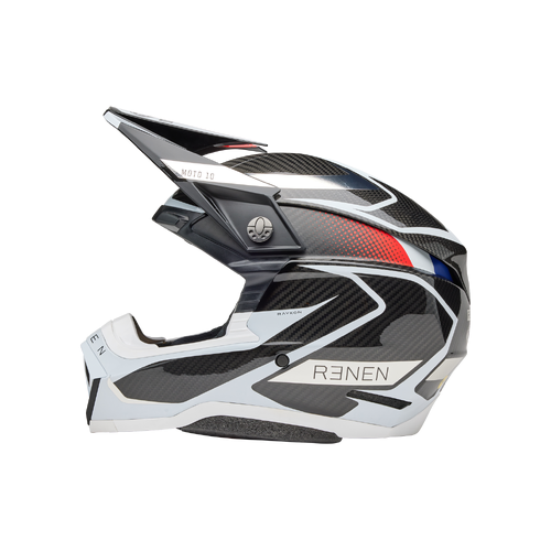 Bell Moto-10 Spherical Renen Raycon LE Helmet - Black/White