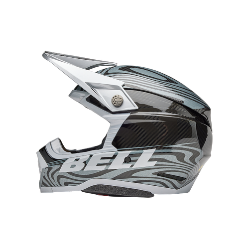Bell Moto-10 Spherical Cortex Helmet - Silver/Grey